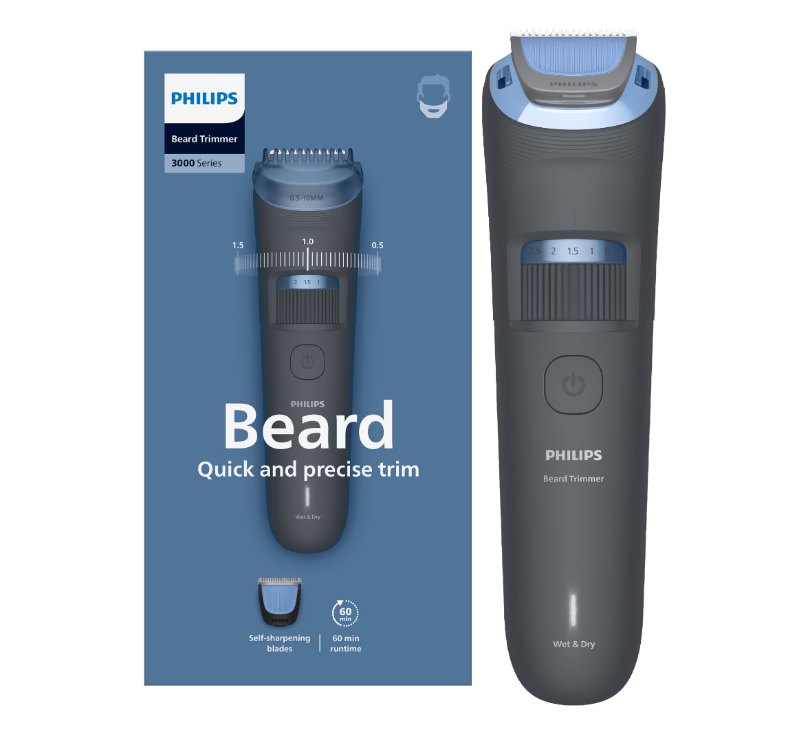 Aparat de tuns barba PHILIPS BT3617/15 cu lame cu autoascutire,