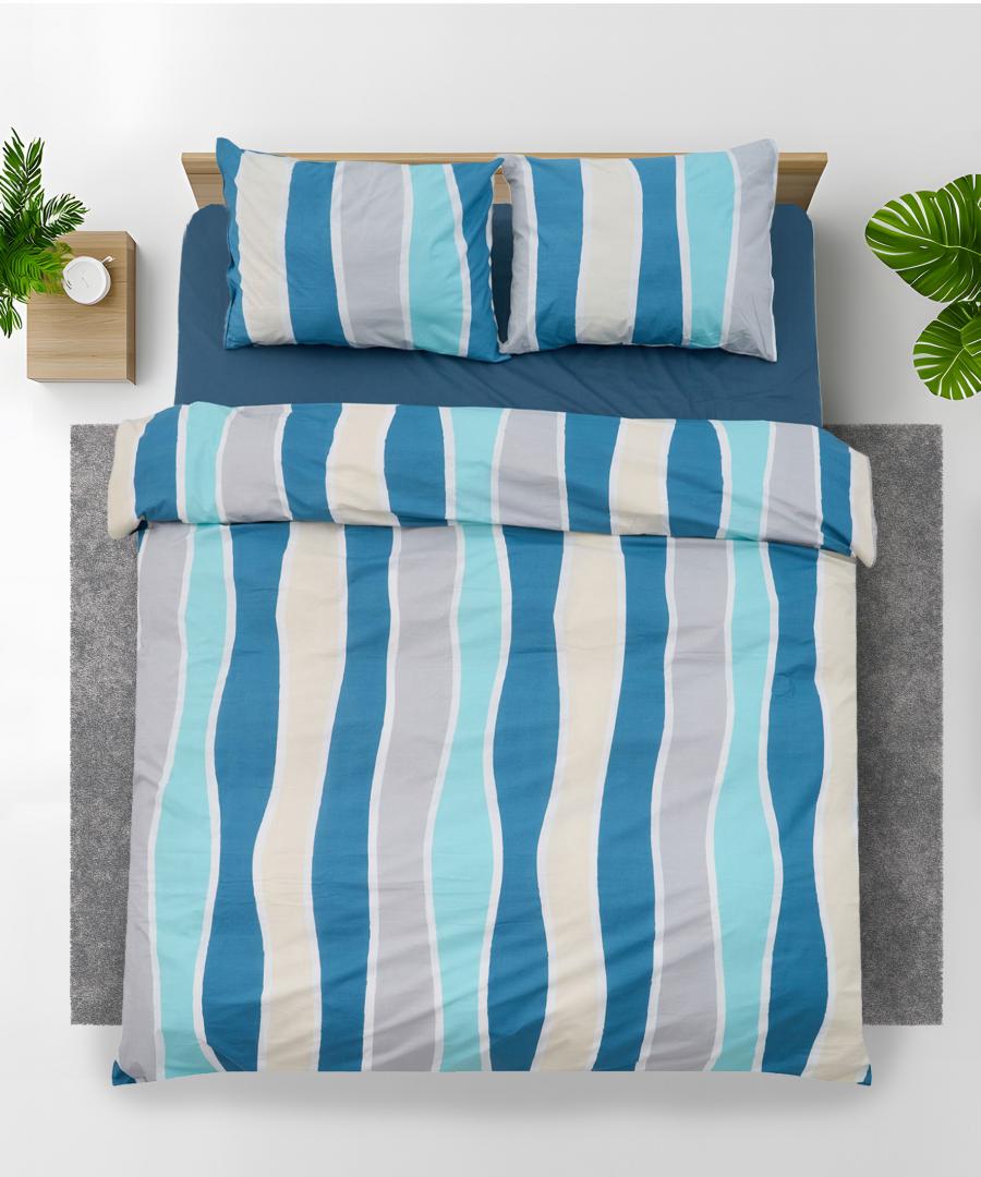 Set de pat king size bumbac,144 TC,Potos - Image 3