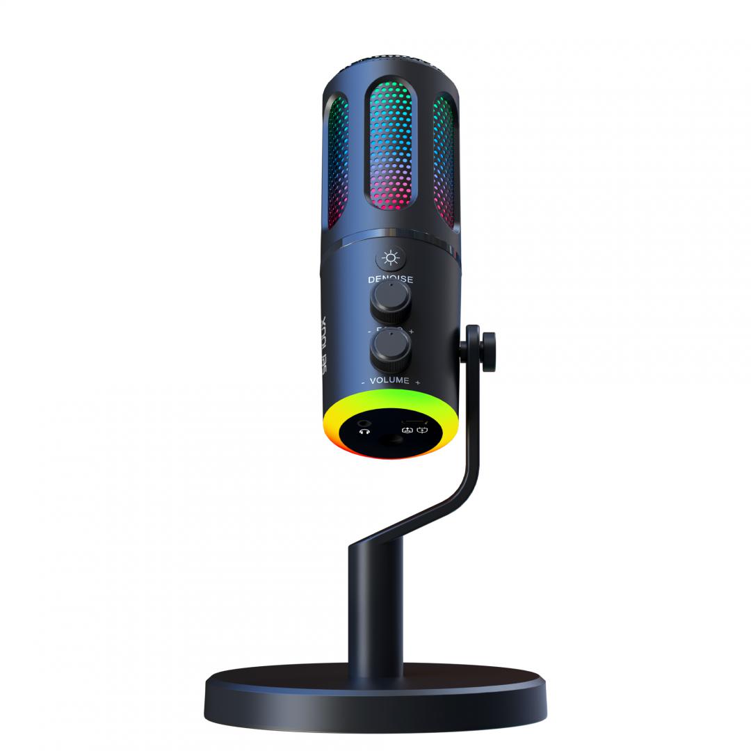 Microfon Gaming de birou Serioux SU8, condenser, unidirectional, frecventa raspuns - imagine 2
