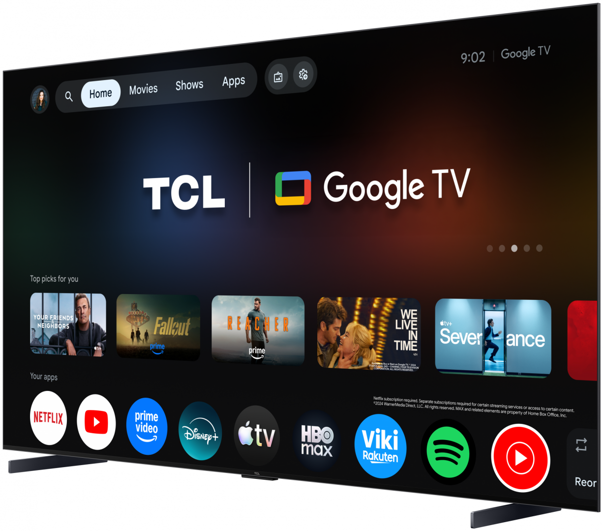 Televizor TCL RGB-MiniLed 98RM7L, 248 cm, Smart Google TV, 4K - imagine 4