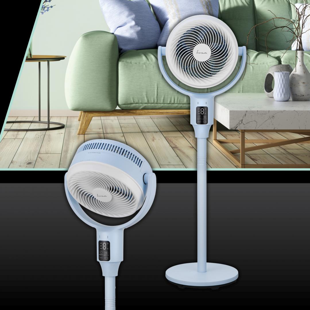 VENTILATOR CU PICIOR FRAM FSF-MAT24DC-BL - imagine 5