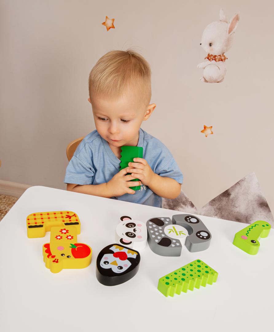 PANDA ȘI PRIETENII SAI, JUCARIE LEMN - imagine 12