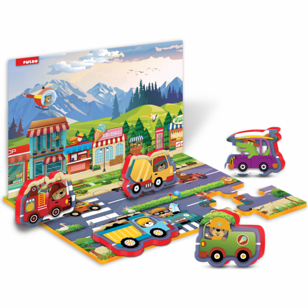 PUZZLE TRAFIC, 17 PIESE - Image 2