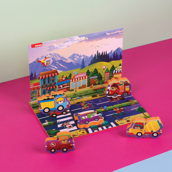 PUZZLE TRAFIC, 17 PIESE - Image 3