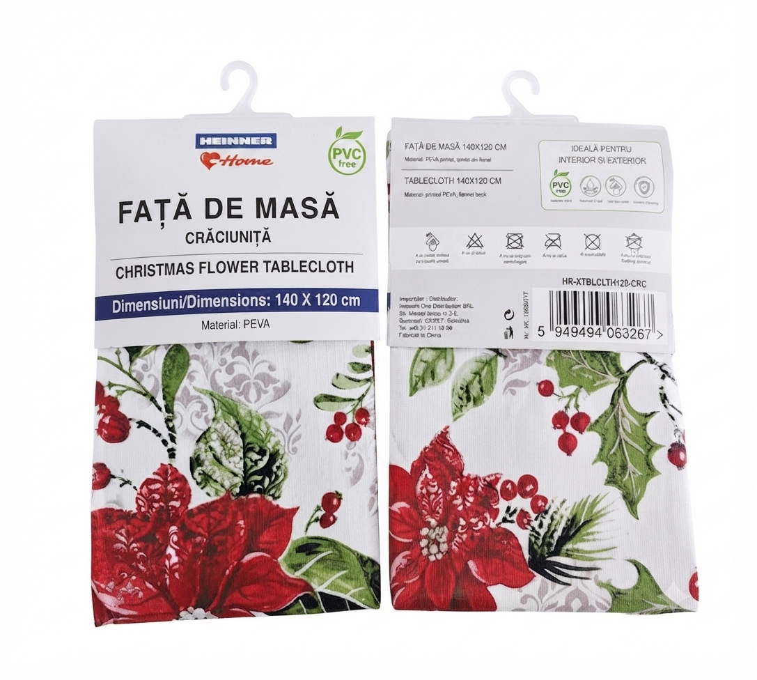 Fata de masa Craciunita 140X240 cm,PEVA