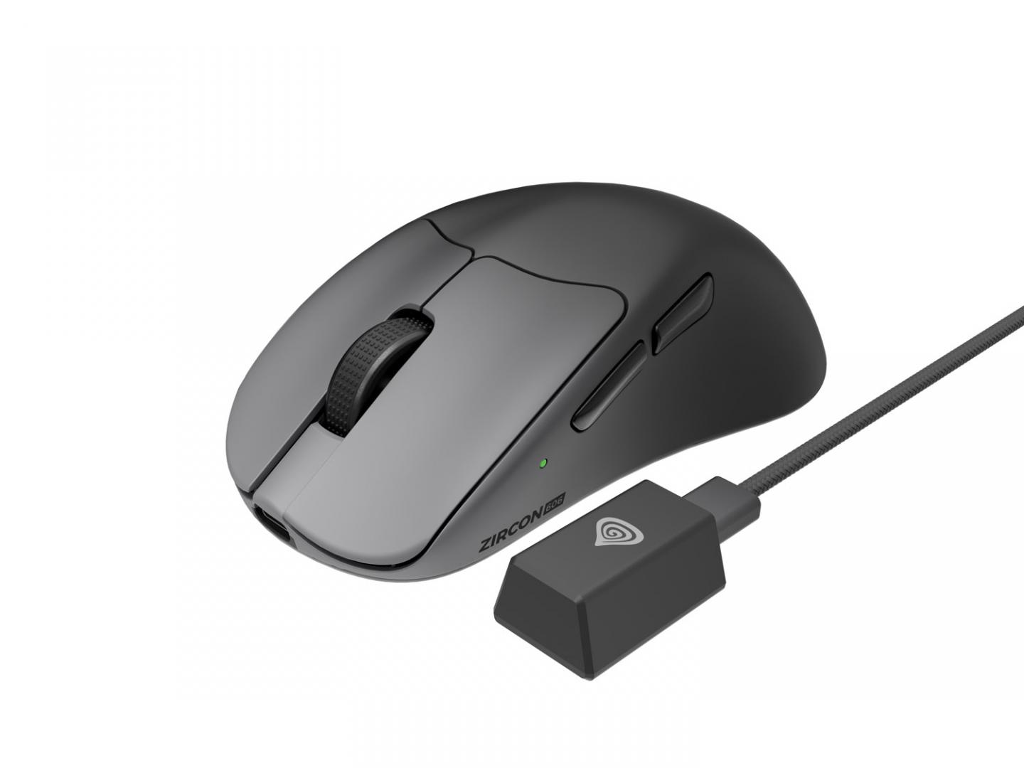 Mouse Genesis wireless Zircon 606, rezolutie 26000DPI, senzor Pixart PAW3395,