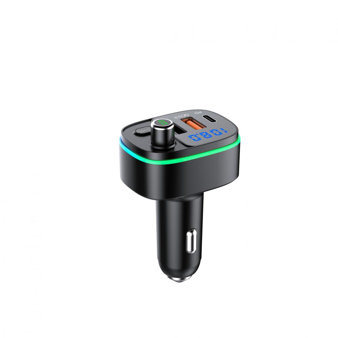 Modulator FM Serioux AMFM65, Bluetooth V5.0, conectare automată, raza de - imagine 7