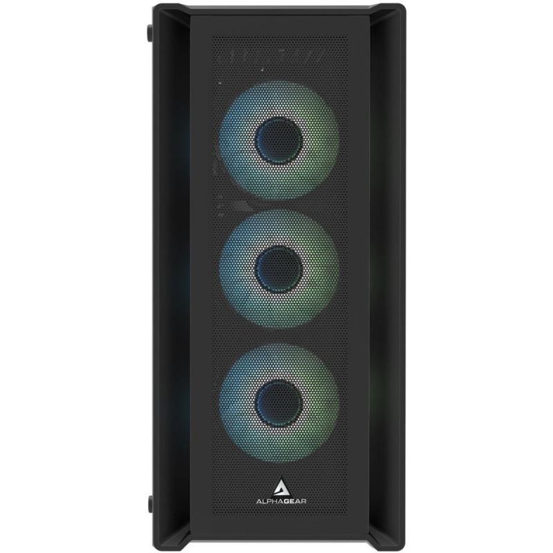 Carcasa ALPHAGEAR Purifier V2, RGB, Mid Tower, Black - imagine 3