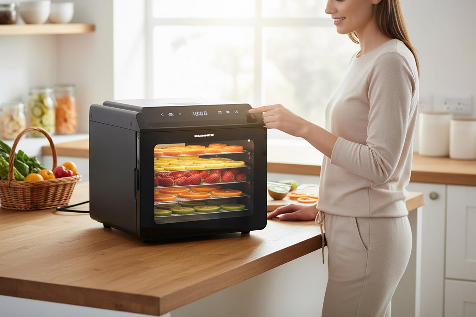 DESHIDRATOR FRUCTE SI LEGUME HEINNER NATUREDRY HFD-KD600BK - imagine 8