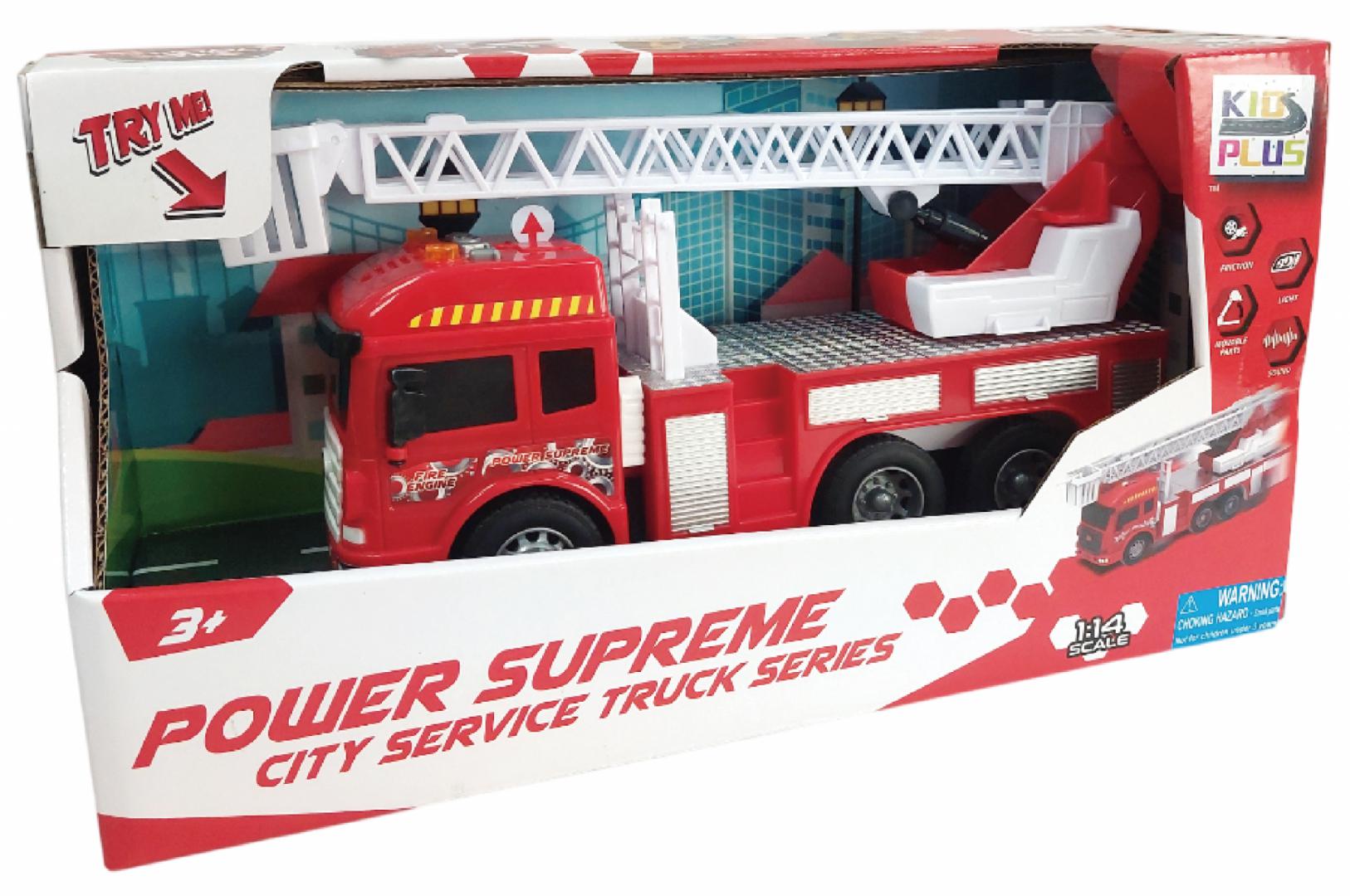 VEHICULE CU LUMINI, SUNETE SI FRICTIUNE, SCARA 1/14, 28.5CM,AUTOSPECIALA - imagine 3