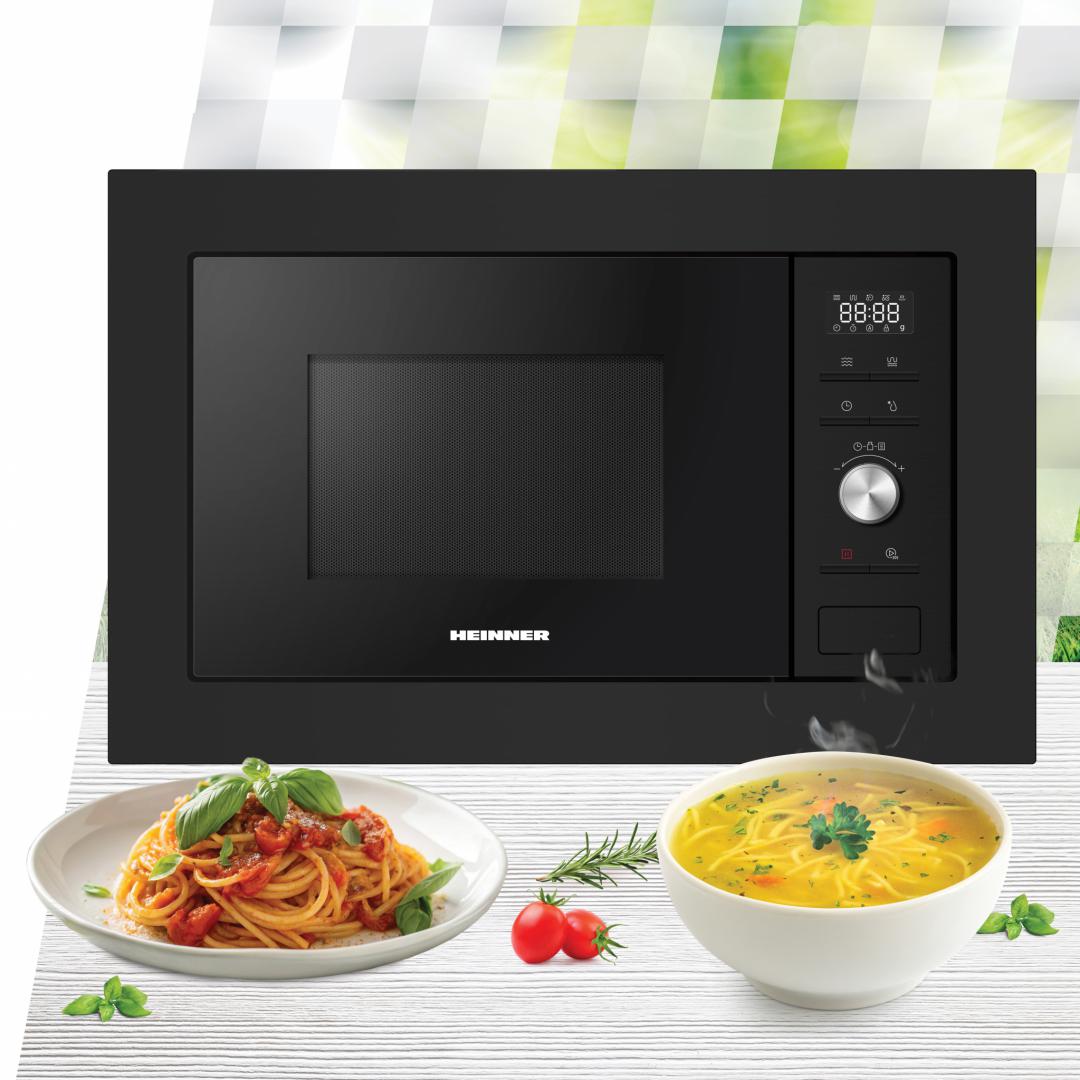 CUPTOR CU MICROUNDE HEINNER HMW-MDBI28GDBK - imagine 3