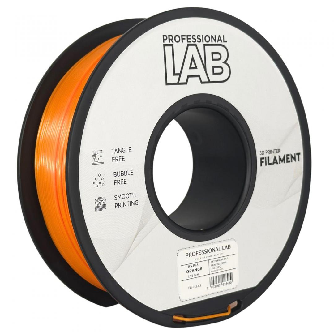 Filament 3D Proffesional Lab, Diamentru 1.75mm, Greutate: 1KG, Culoare: Orange,