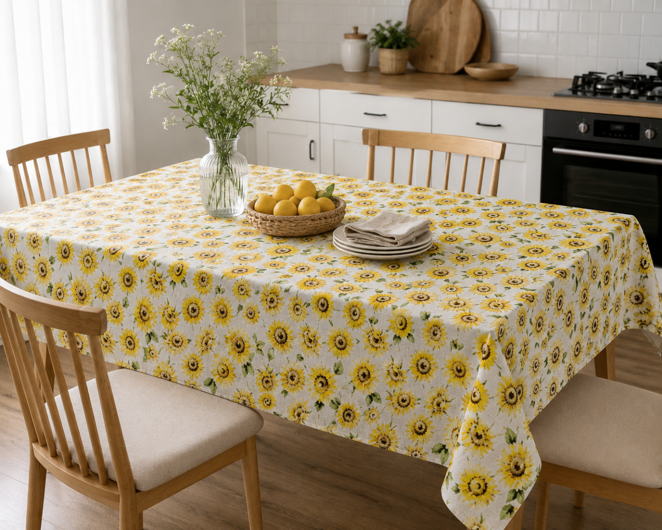 Fata de masa Sunflower 140X240 cm,PEVA