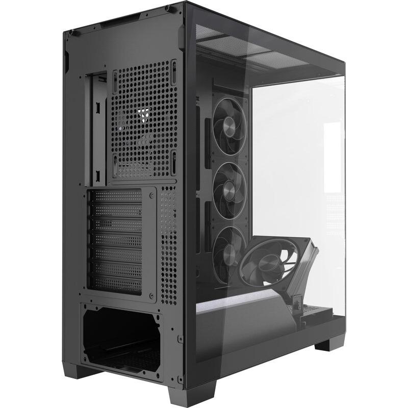 Carcasa ALPHAGEAR Mirage mark 3, RGB, Mid Tower, Black - imagine 2