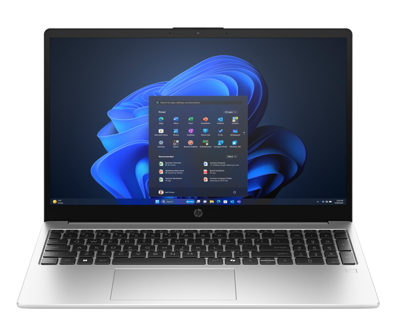 Laptop SMB HP 250R G10, cu procesor Intel Core 7