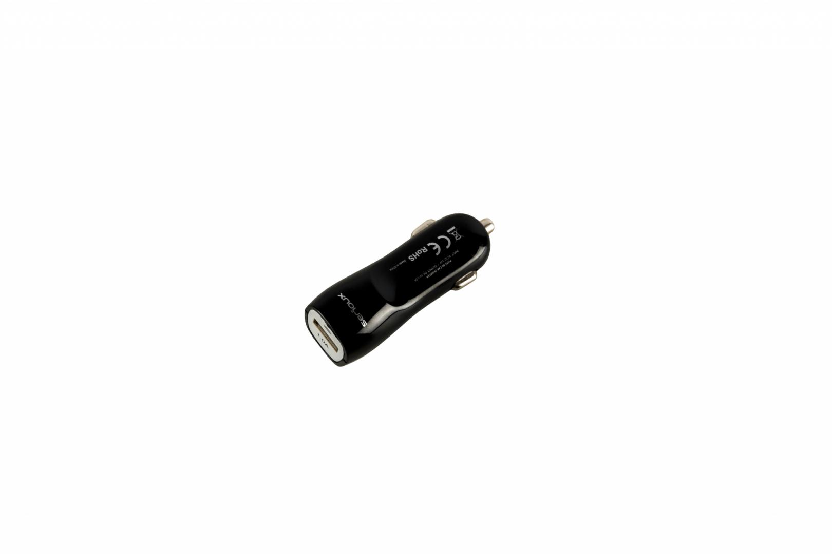 Incarcator de masina Serioux port USB 1A, diverse culori, bulk