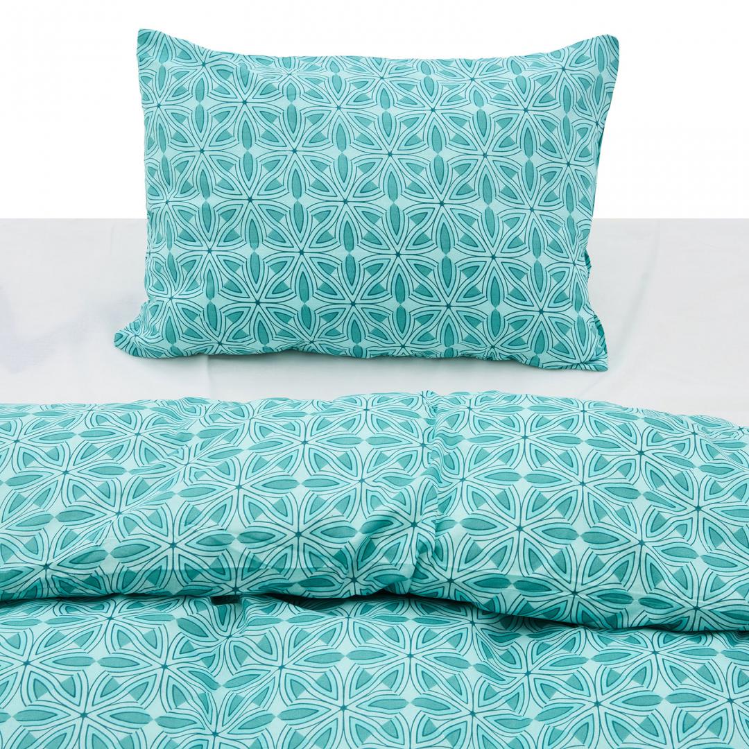 Set de pat single bumbac, 92 gsm, River - imagine 4