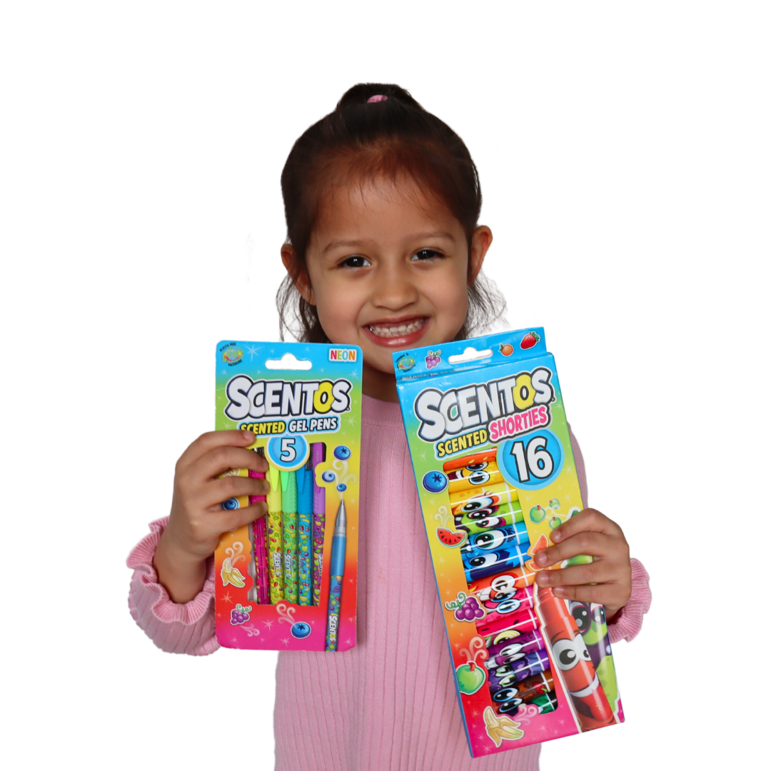 SET 16 MARKERE MINI PARFUMATE, SCENTOS - imagine 7