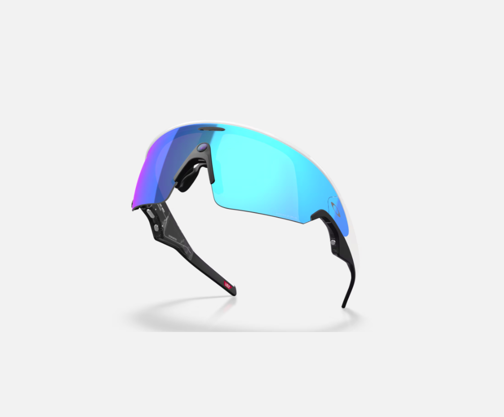 Oakley Meta Vanguard AI Glasses White/Prizm Sapphire
