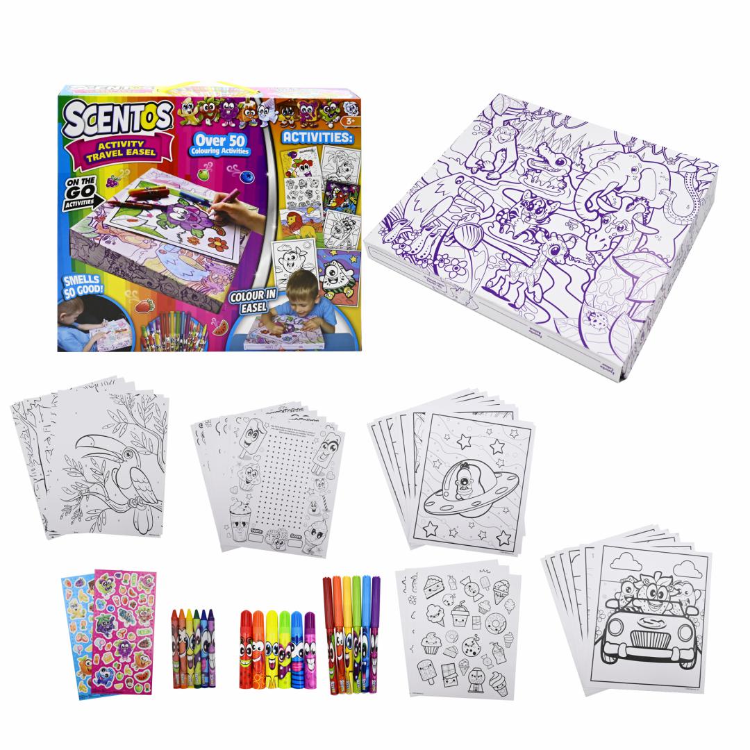 SET PARFUMAT SEVALET DE CALATORIE CU ACTIVITATI , SCENTOS - imagine 2