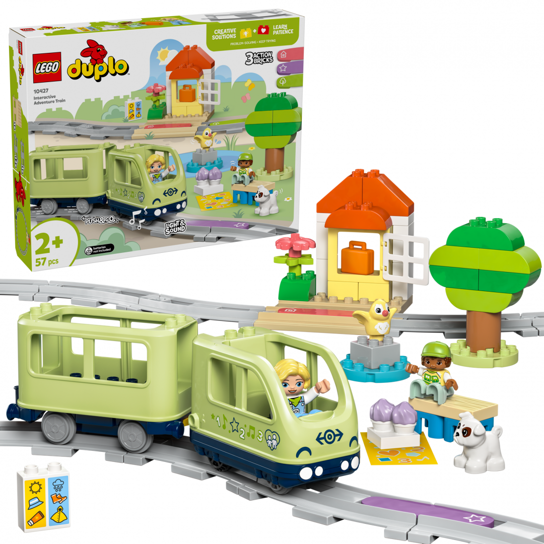 TREN DE AVENTURA INTERACTIV LEGO10427
