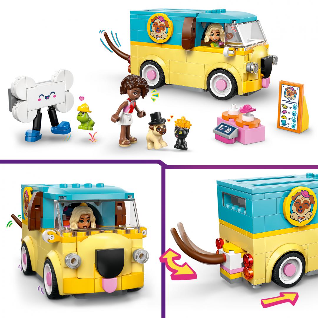 FURGONETA CU ACCESORII PENTRU ANIMALE DE COMPANIE LEGO42678 - imagine 4