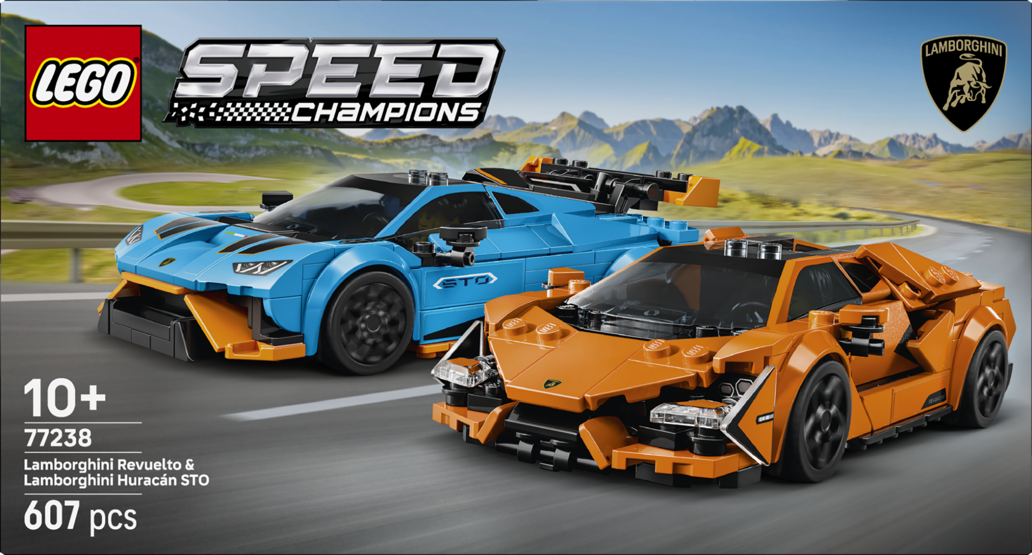 LAMBORGHINI REVUELTOI HURACAN LEGO77238 - imagine 4