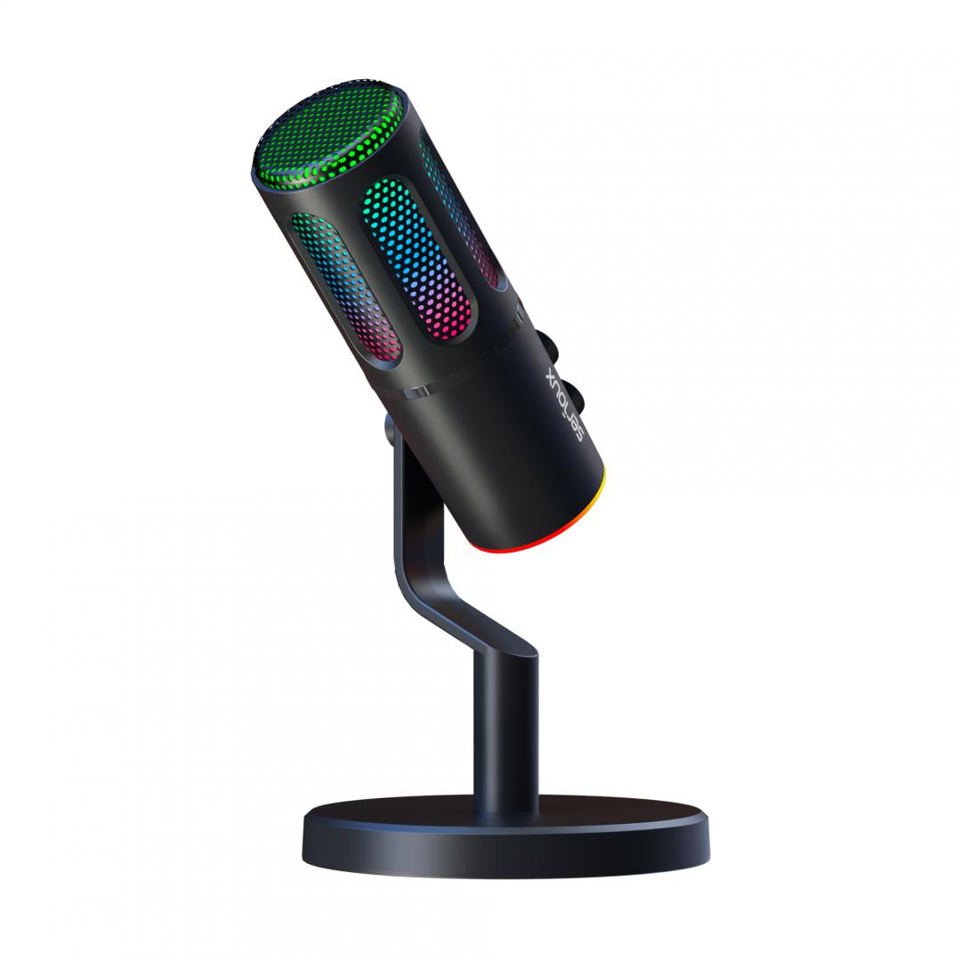 Microfon Gaming de birou Serioux SU8, condenser, unidirectional, frecventa raspuns - imagine 3