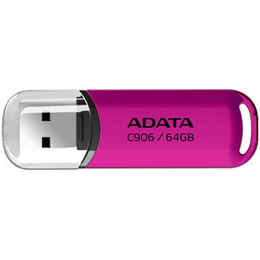 Memorie USB ADATA C906 64 GB, USB 2.0, Roz