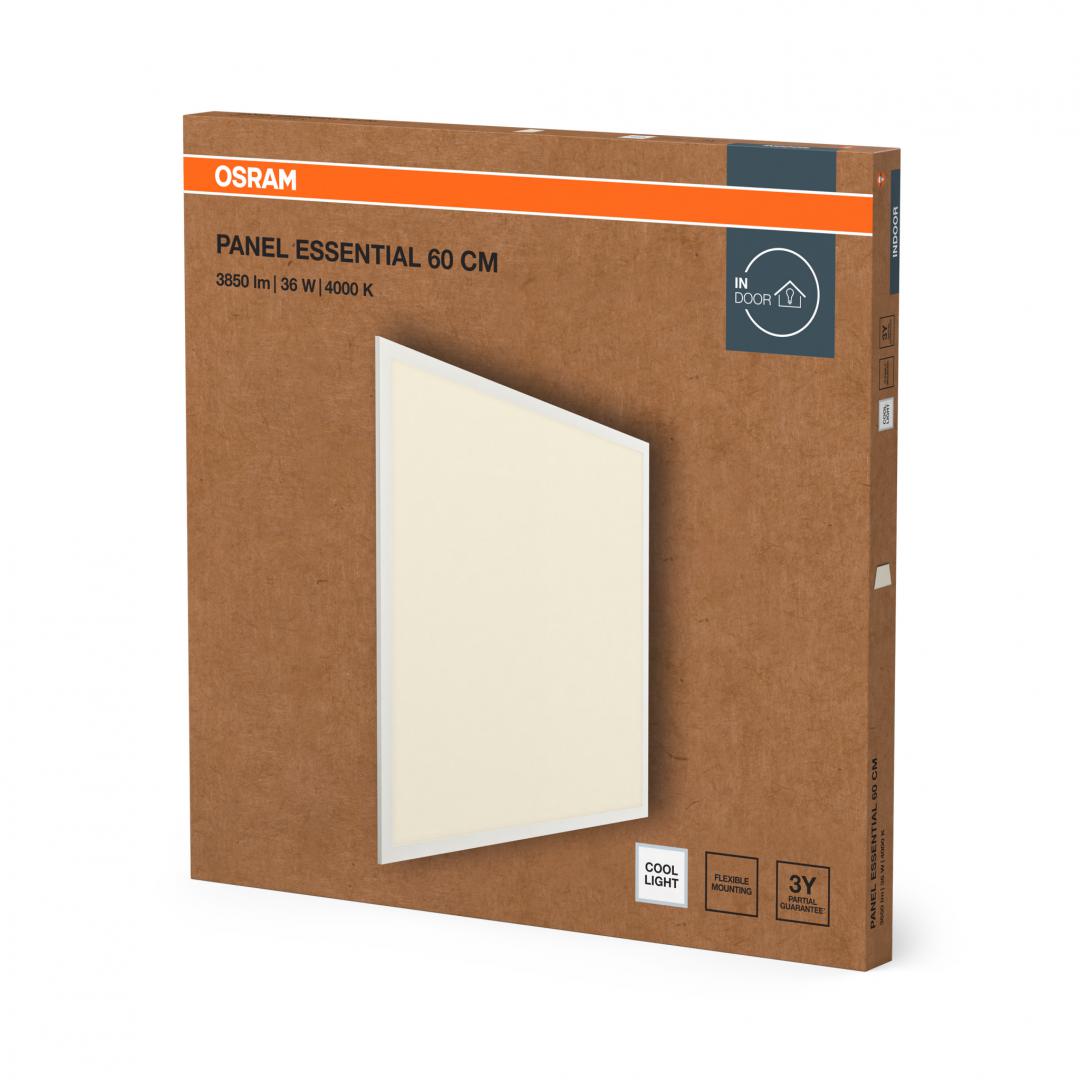 Panou LED OSRAM PANEL Essential, 36W, 3850 lm, lumina neutra