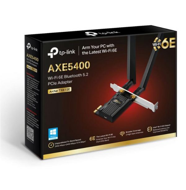 Adaptor wireless TP-Link, Archer TXE72E, AX5400, 2 x antene externe - Image 3