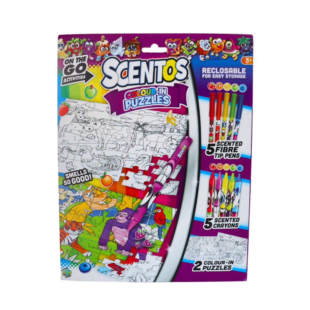 SET PARFUMAT DE CALATORIE CU PUZZLE-URI,SCENTOS - imagine 2