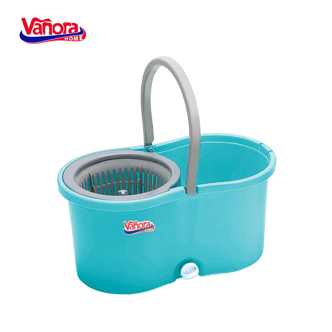 SET CURATENIE CU MOP ROTATIV, CLEAN360, ALBASTRU - imagine 3