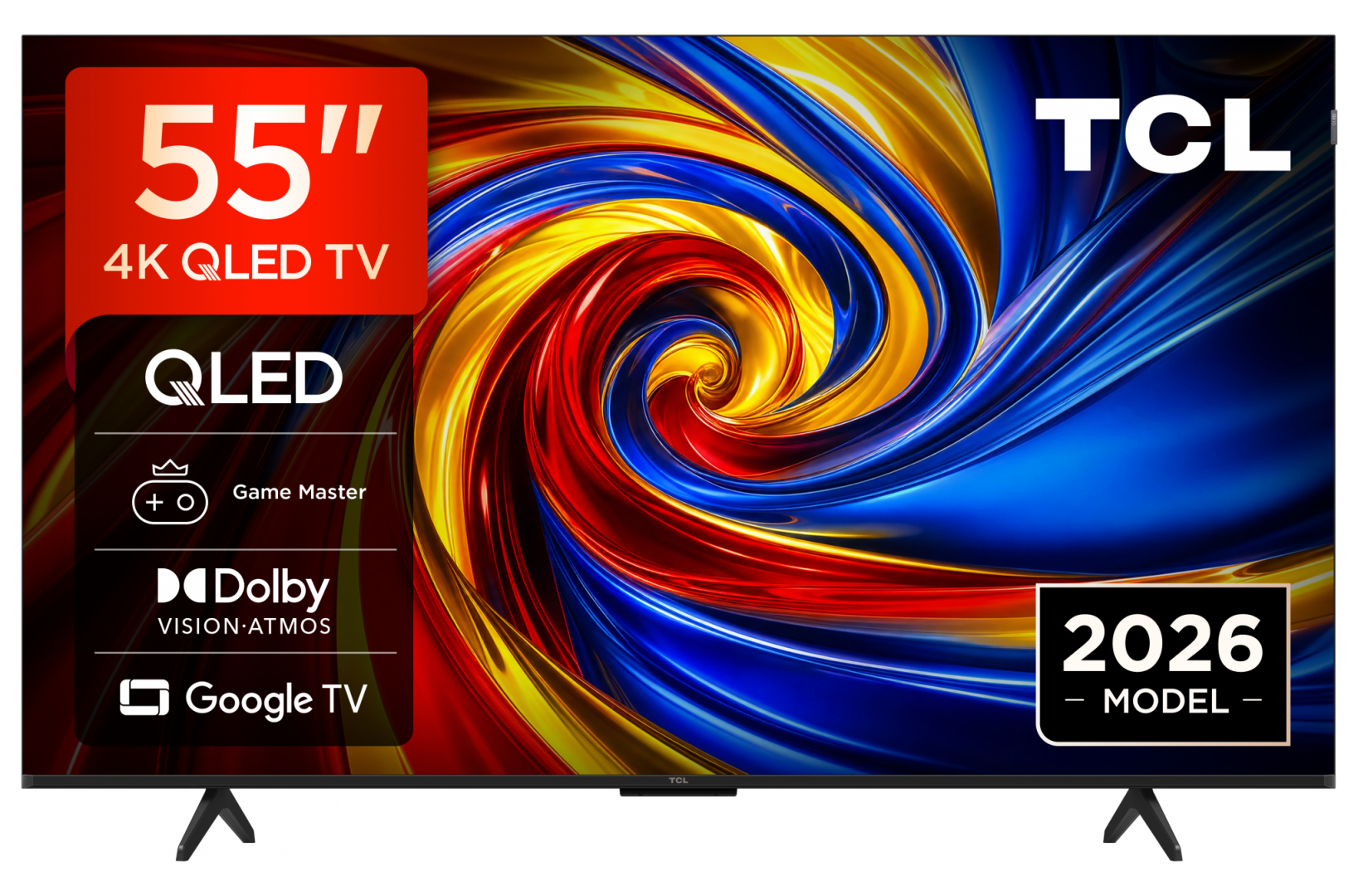 Televizor TCL QLED 55QLED780L, 138 cm, Smart Google TV, 4K