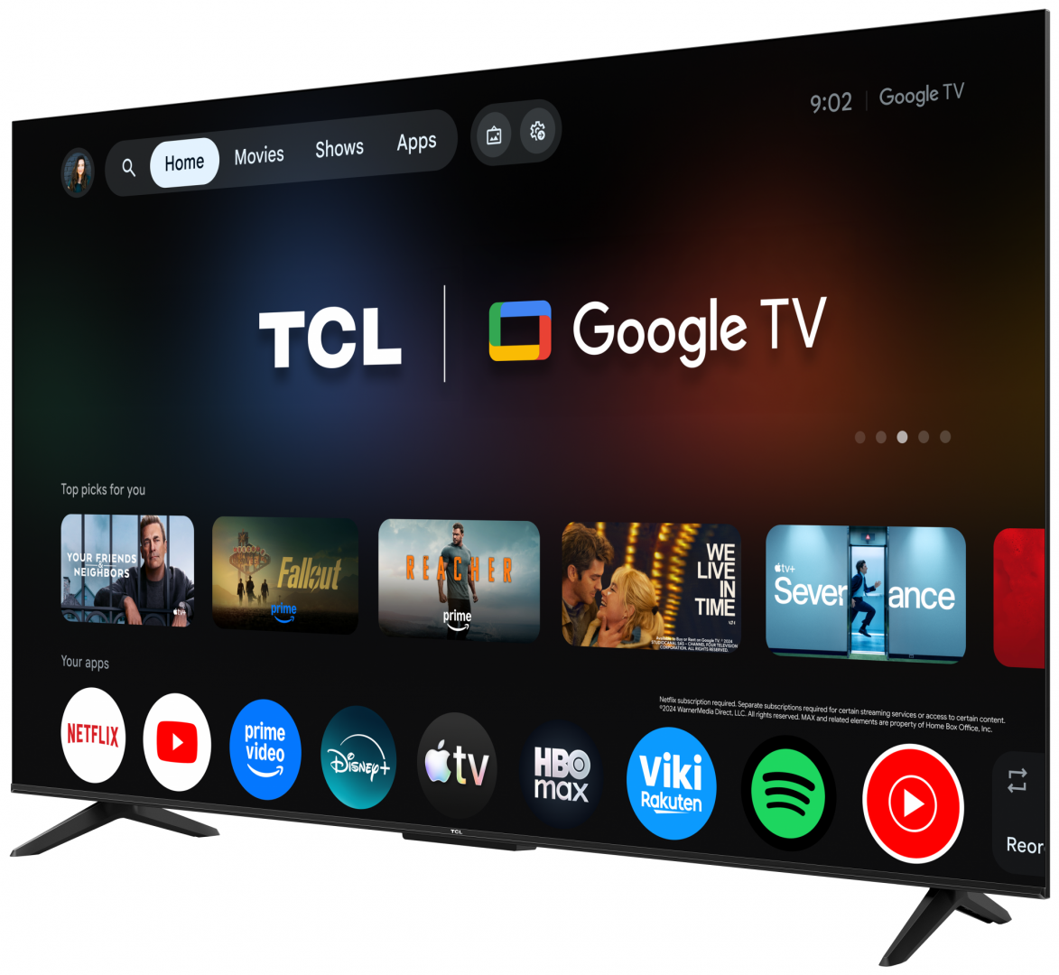 Televizor TCL LED 55P6L, 139 cm, Smart, Google TV, 4K - imagine 4