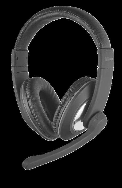 Casti cu microfon Trust Reno, negru