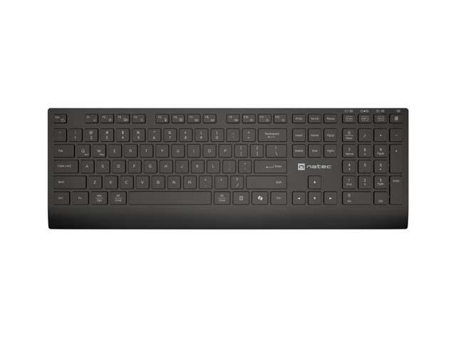 Kit Wireless tastatura si mouse NATEC STINGRAY 2, Negru - imagine 3