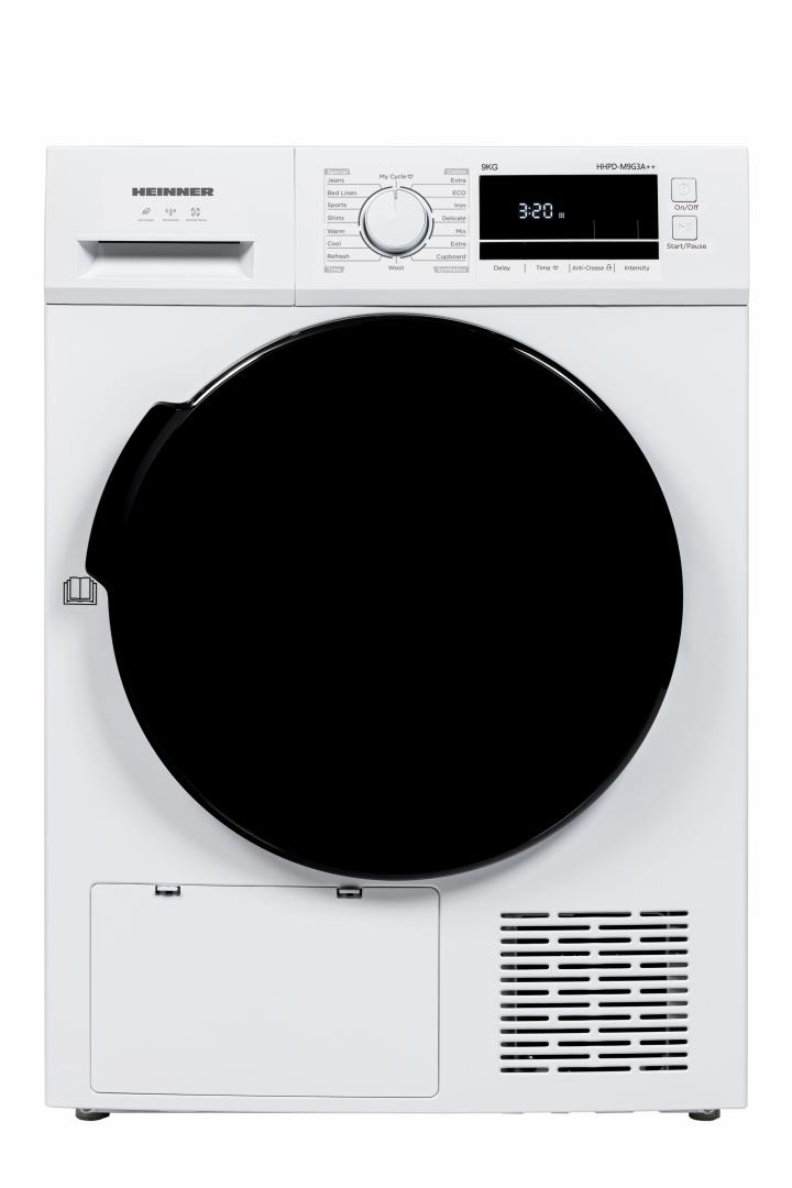 Uscator de rufe HEINNER HHPD-M9G3A++, 9 kg, Inverter, Clasa: D,