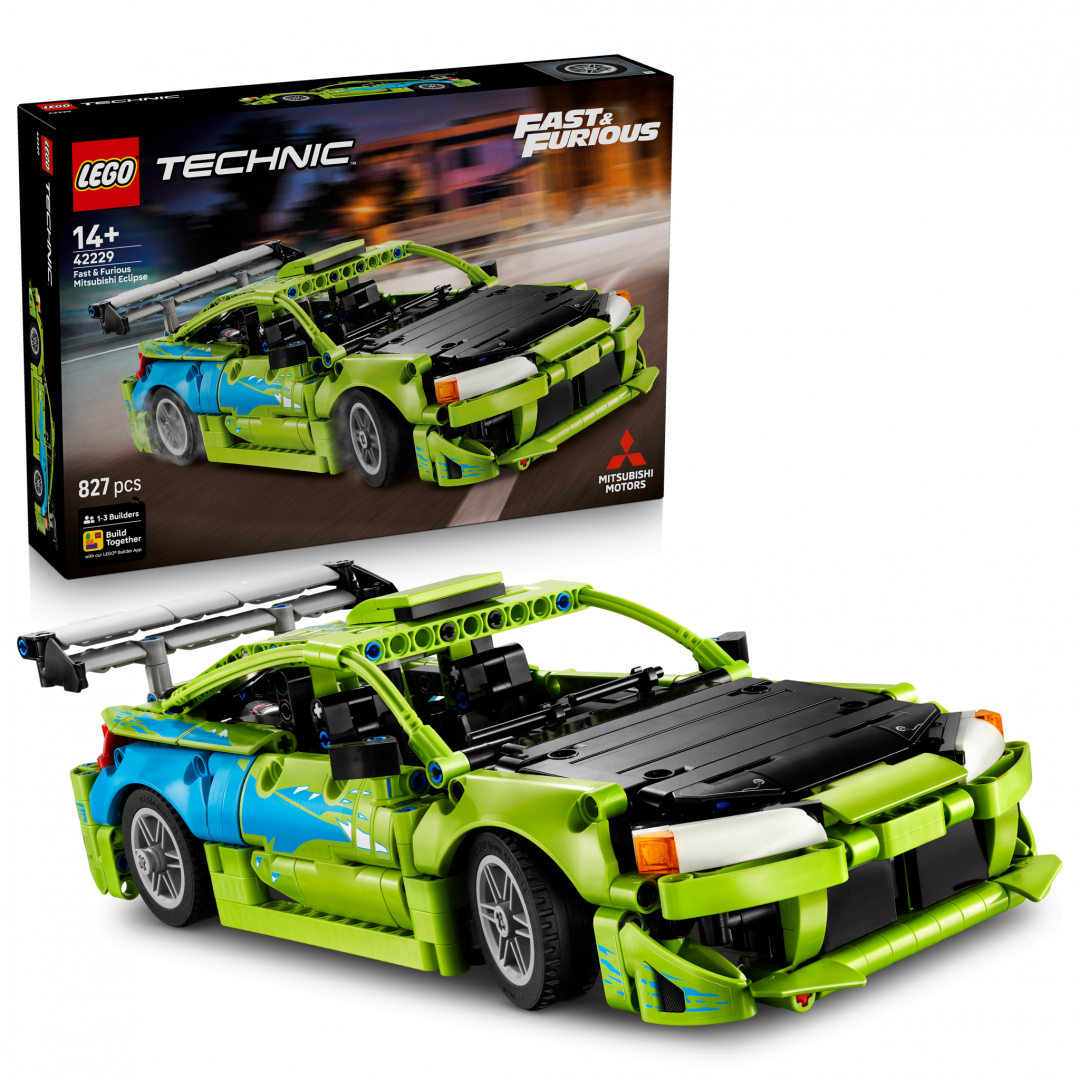 MASINA MITSUBISHI ECLIPSE DIN FAST AND FURIOUS LEGO42229