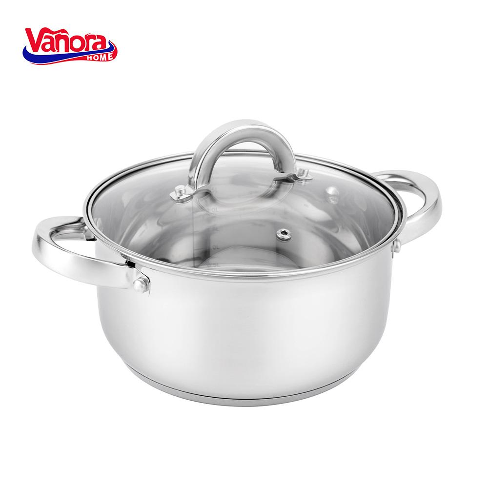 SEMIOALA INOX+CAP 22x11.5 CM,4.3L,DASHA Material: Inox + Capac sticla