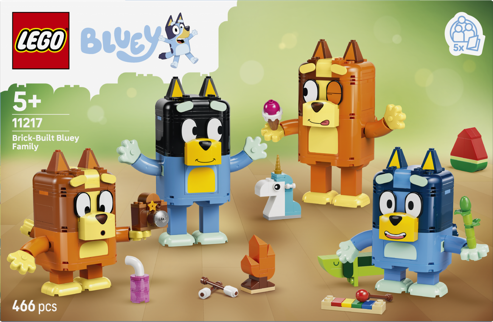 FAMILIA LUI BLUE DIN CARAMIZI LEGO11217 - imagine 4