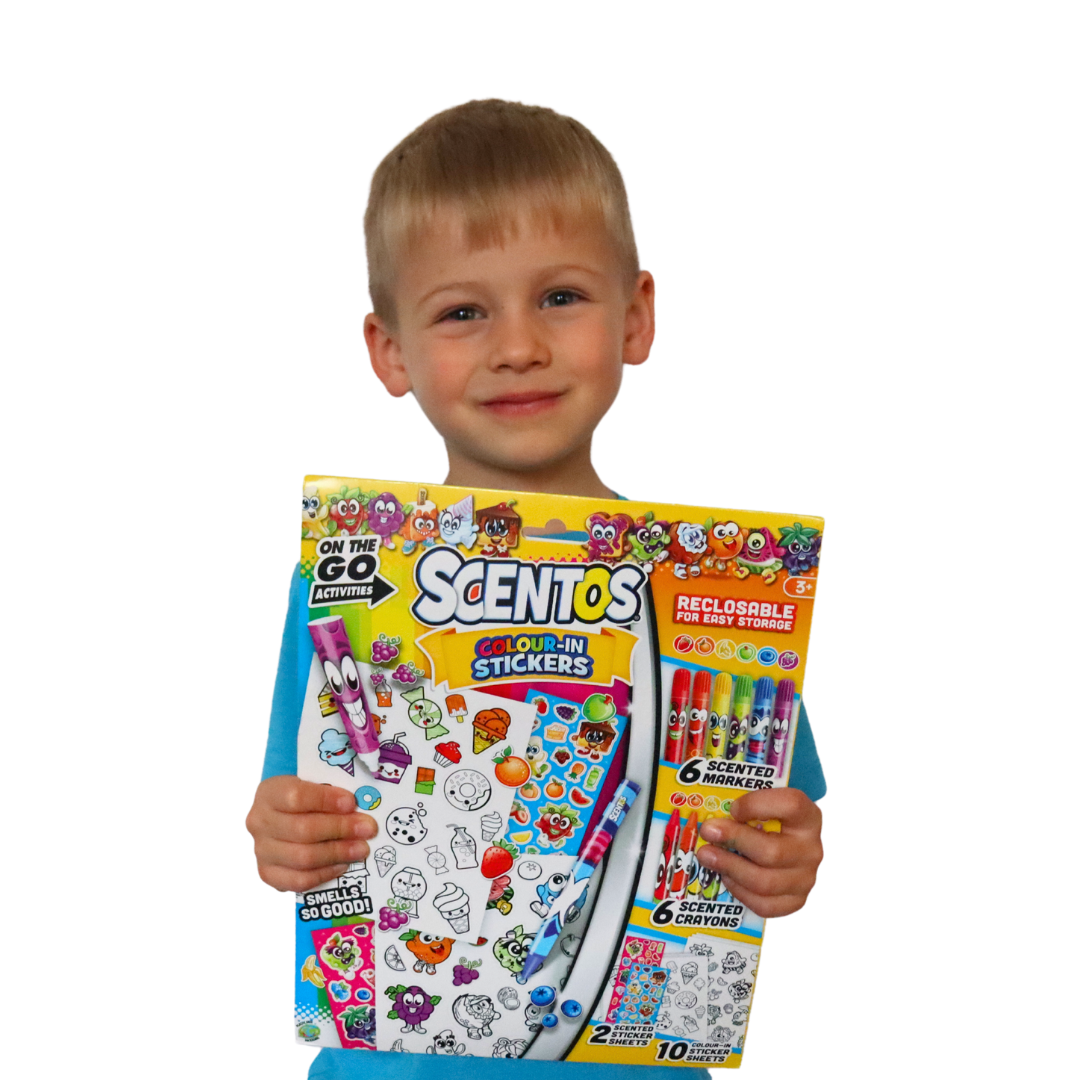 SET PARFUMAT DE CALATORIE SA COLORAM SI SA LIPIM STICKERE,SCENTOS - imagine 2