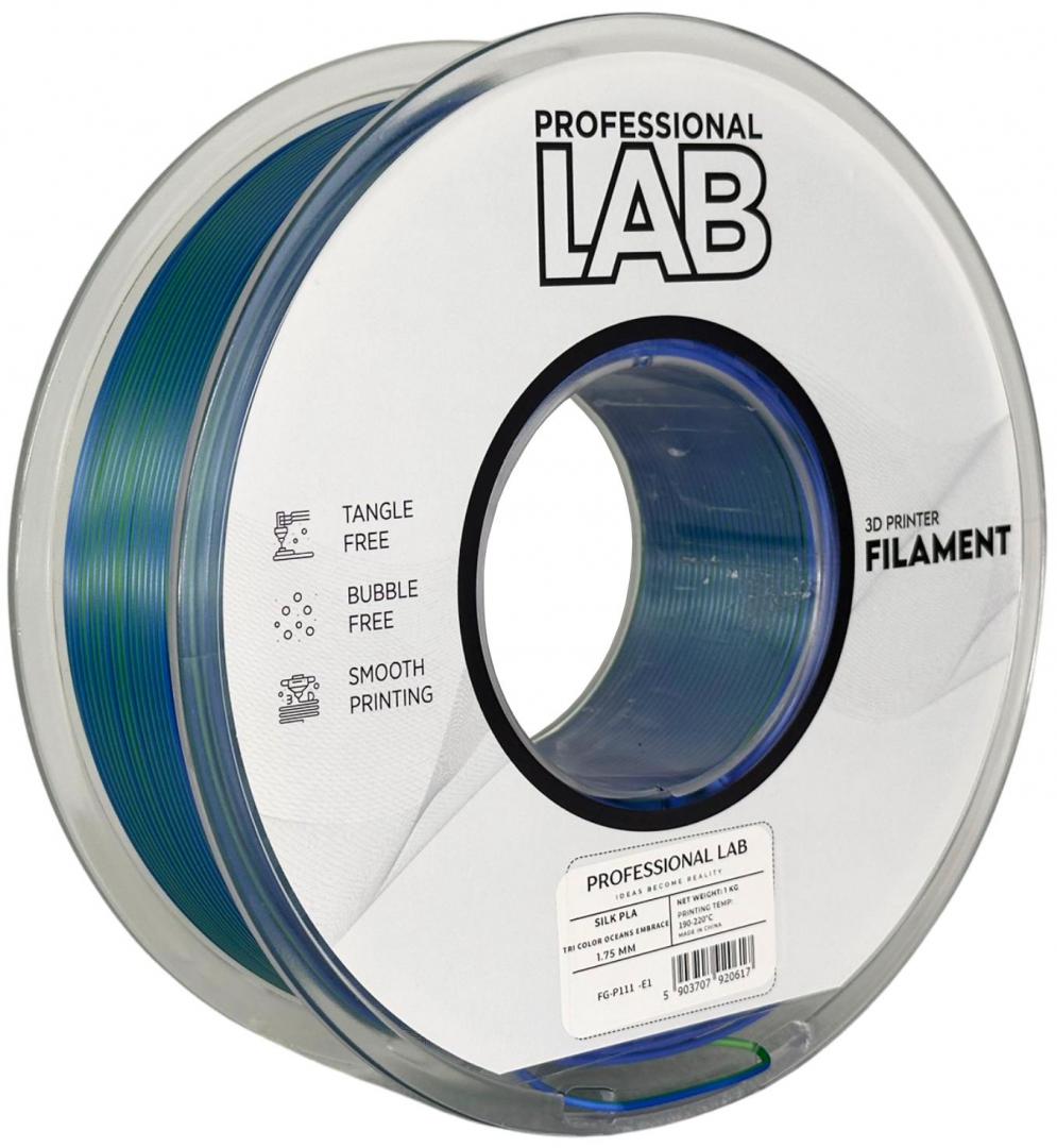 Silk PLA Tri Color Oceans Embrace | Prof. Lab, Diametru: - imagine 3