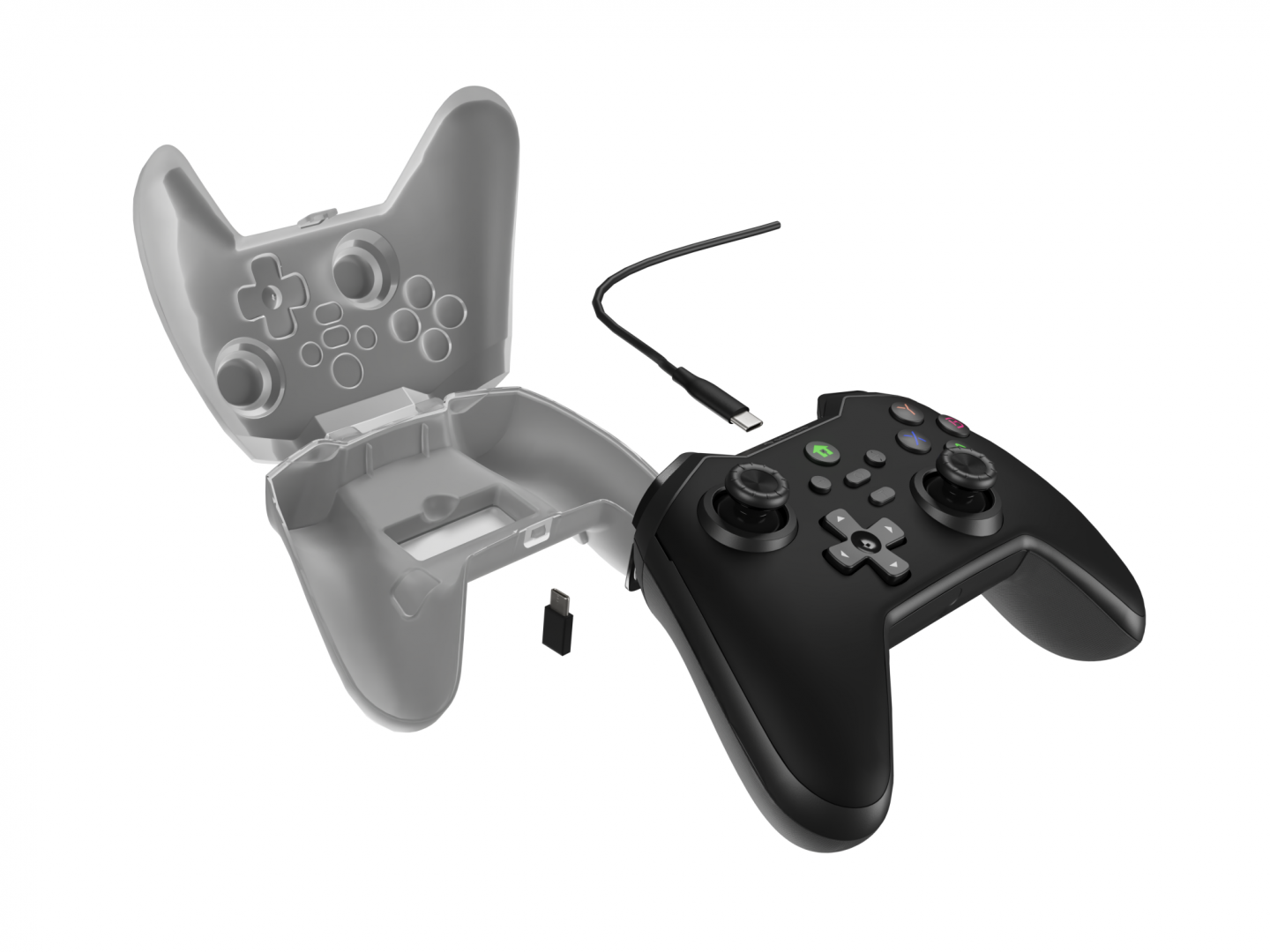 Controller cu fir Genesis Mangan 300, interfata USB, 19 butoane, - imagine 14