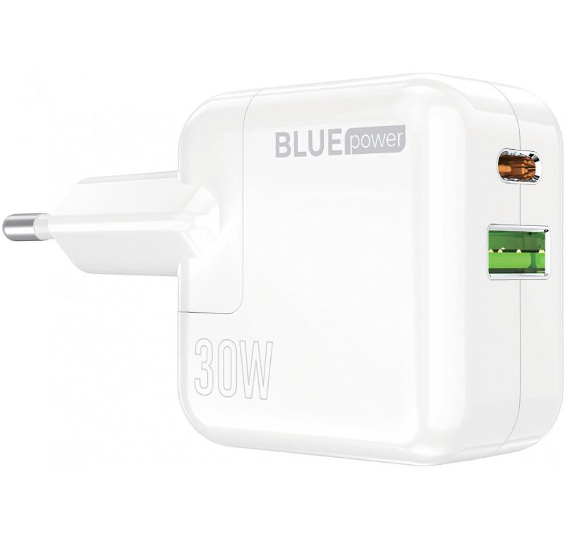 Incarcator retea BLUE Power BC111A 30W/3A  1xUSB-A & 1xUSB-C