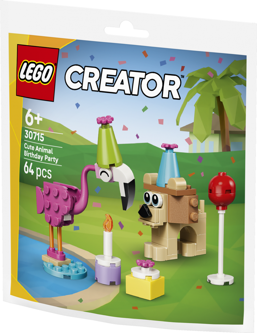 PETRECERE DE ZI DE NASTERE CU ANIMALUTE LEGO30715 - imagine 3