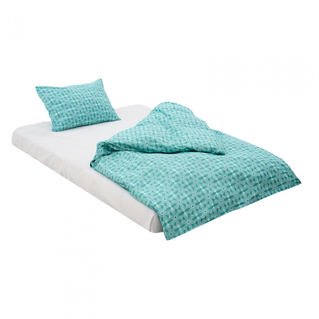 Set de pat single bumbac, 92 gsm, River - imagine 3