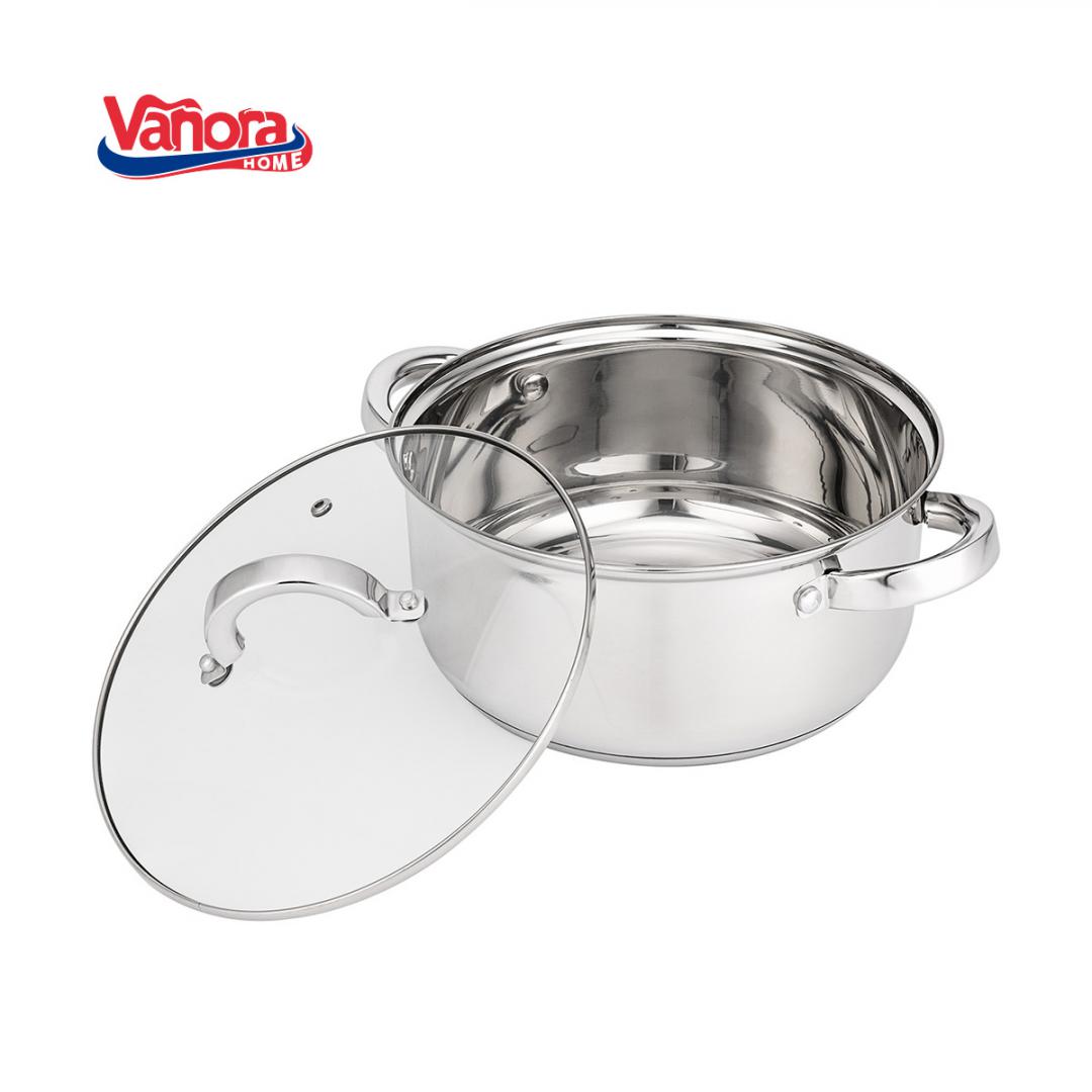 SEMIOALA INOX+CAP 22x11.5 CM,4.3L,DASHA Material: Inox + Capac sticla - imagine 2
