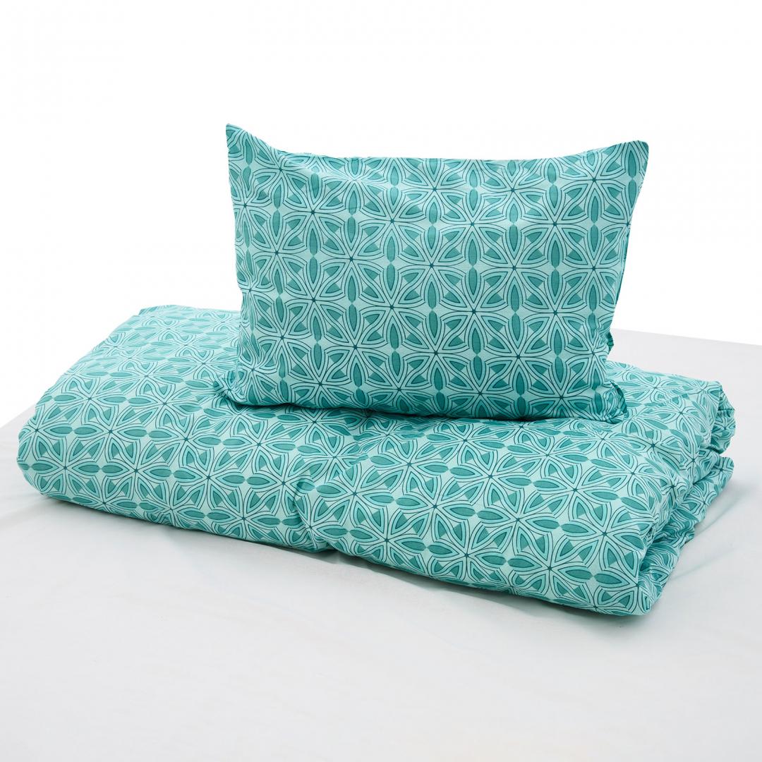 Set de pat single bumbac, 92 gsm, River - imagine 5