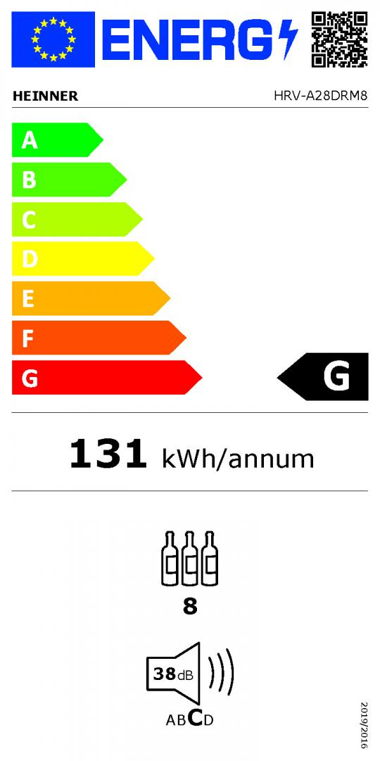 RACITOR DE VINURI HEINNER HRV-A28DRM8 - imagine 2
